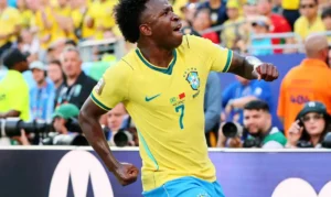 Vinícius Júnior admite atuação ruim do Brasil: “Precisamos melhorar”