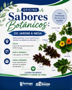 Oficina “Sabores Botânicos: do Jardim à Mesa”